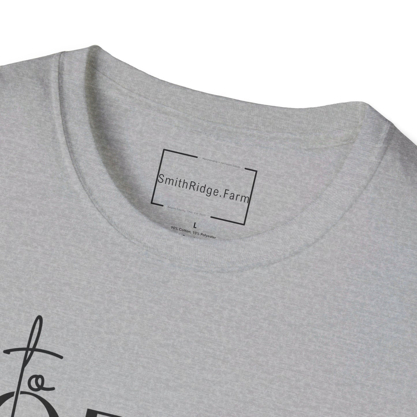 MADE TO WORSHIP PSALM 95:1. Cotton, Short Sleeve, Crew Neck Tee.