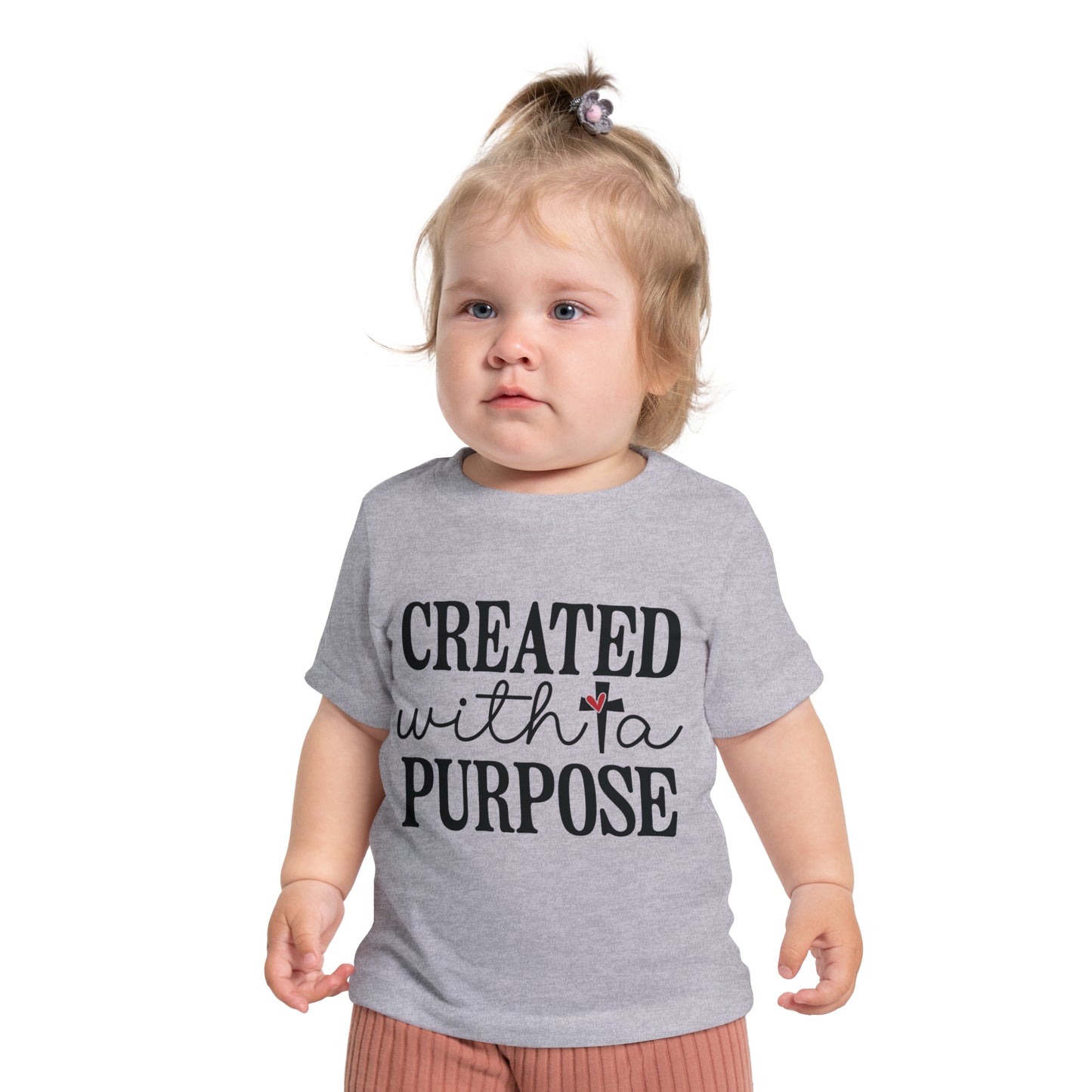 CREATED WITH A PURPOSE. Baby Short Sleeve T-Shirt