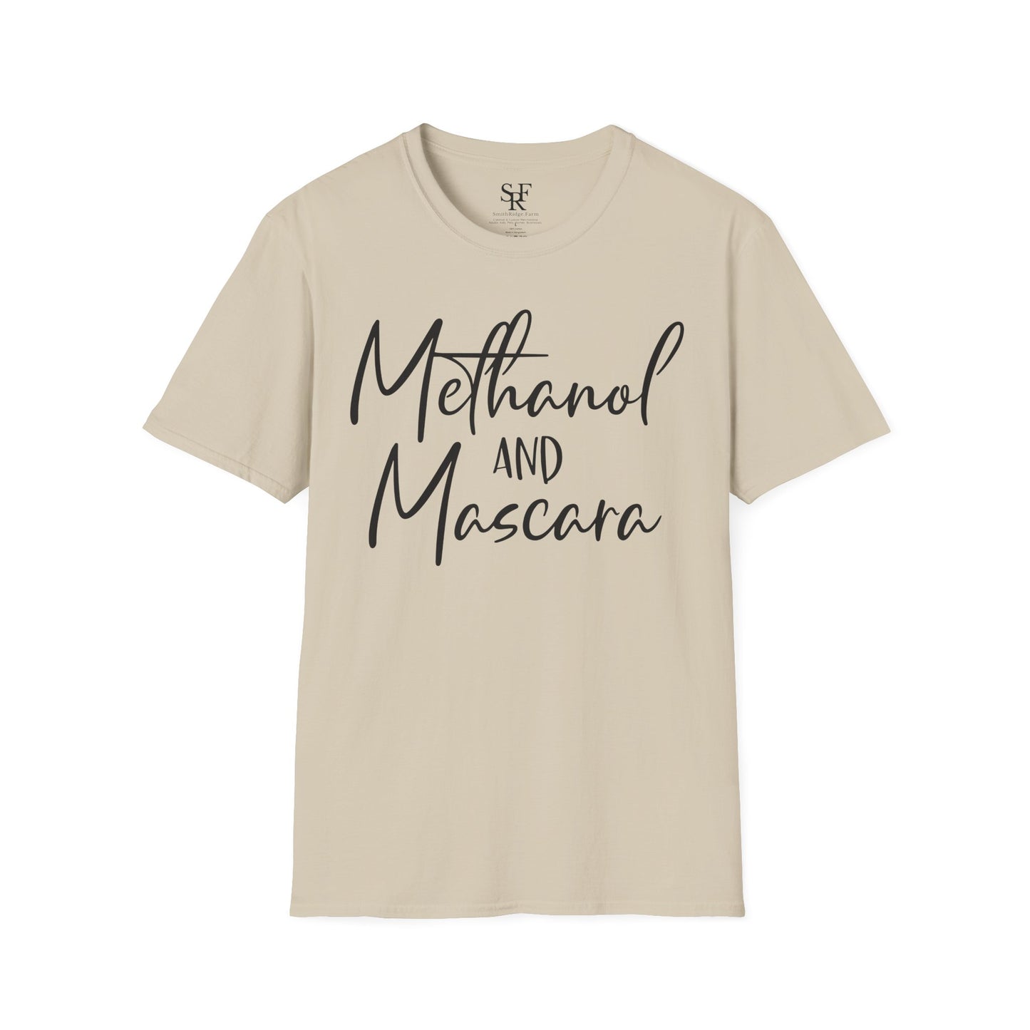 METHANOL AND MASCARA. Cotton, Short Sleeve, Crew Neck T-Shirt