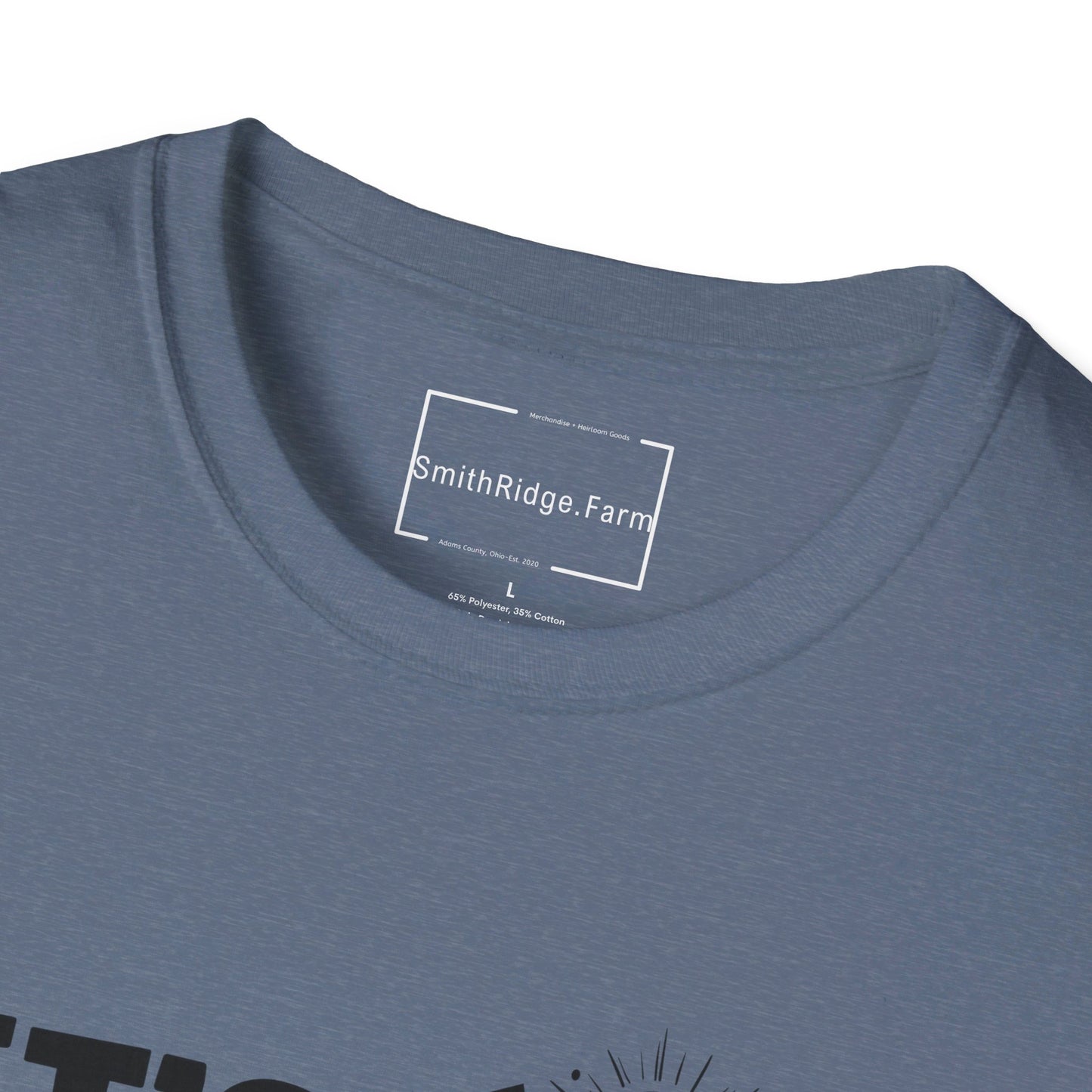 LET'S WANDER. HIKING HUMOR. Cotton, Short Sleeve, Crew Neck Tee.