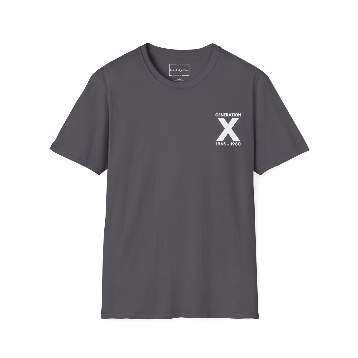 GEN X, THE FAFO CREW, Est 1974. Cotton, Short Sleeve, Crew Neck Tee in Dark Colors.