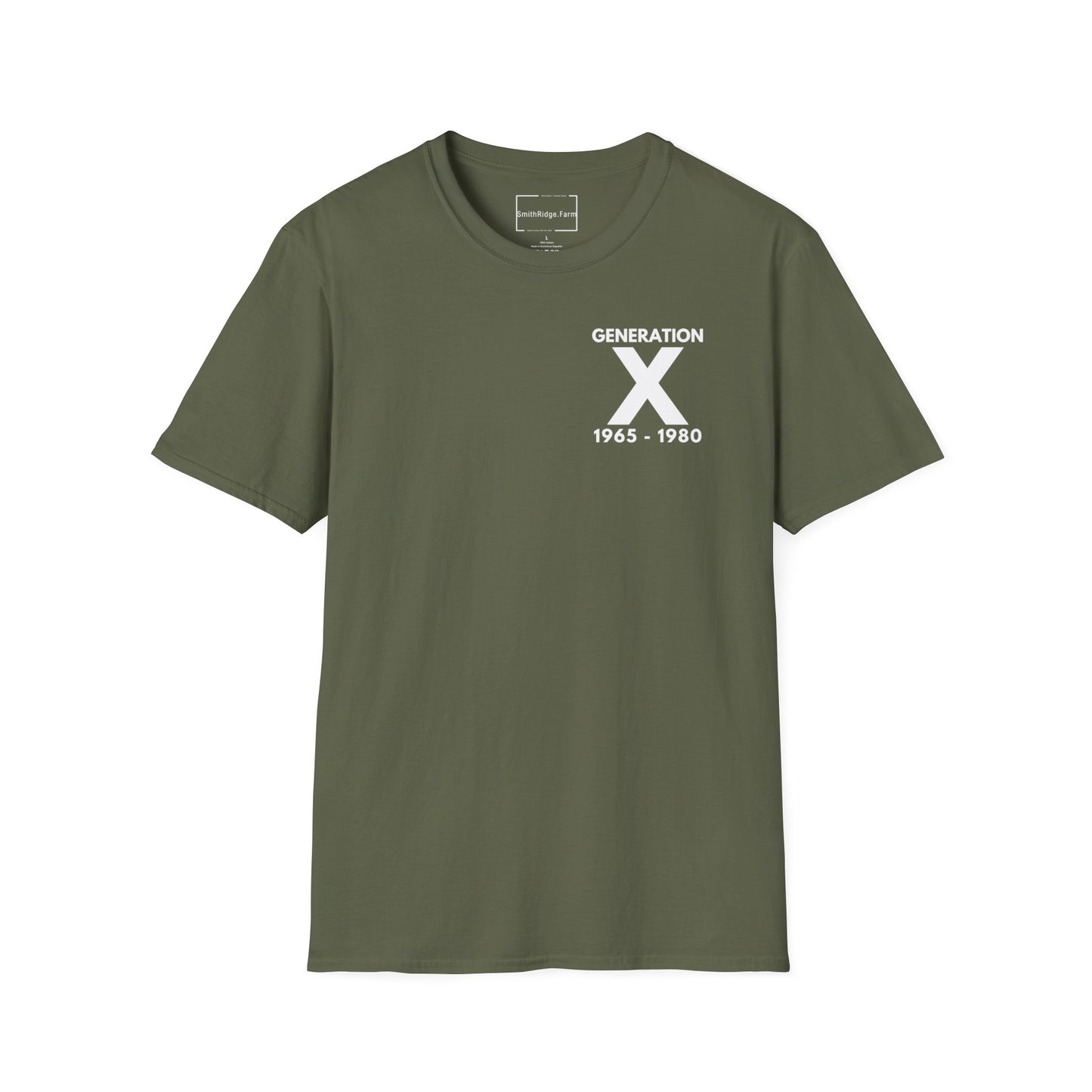 GEN X, THE FAFO CREW, Est 1972. Cotton, Short Sleeve, Crew Neck Tee in Dark Colors.