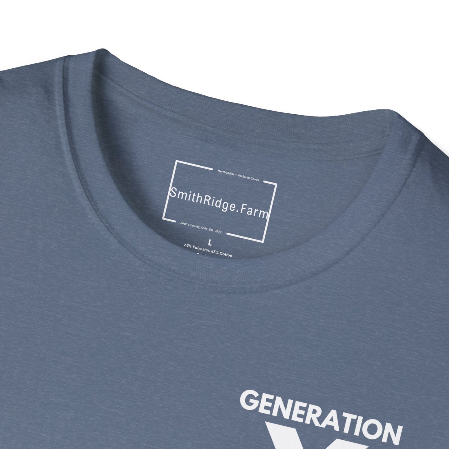 GEN X, THE FAFO CREW, Est 1968. Cotton, Short Sleeve, Crew Neck Tee in Dark Colors.