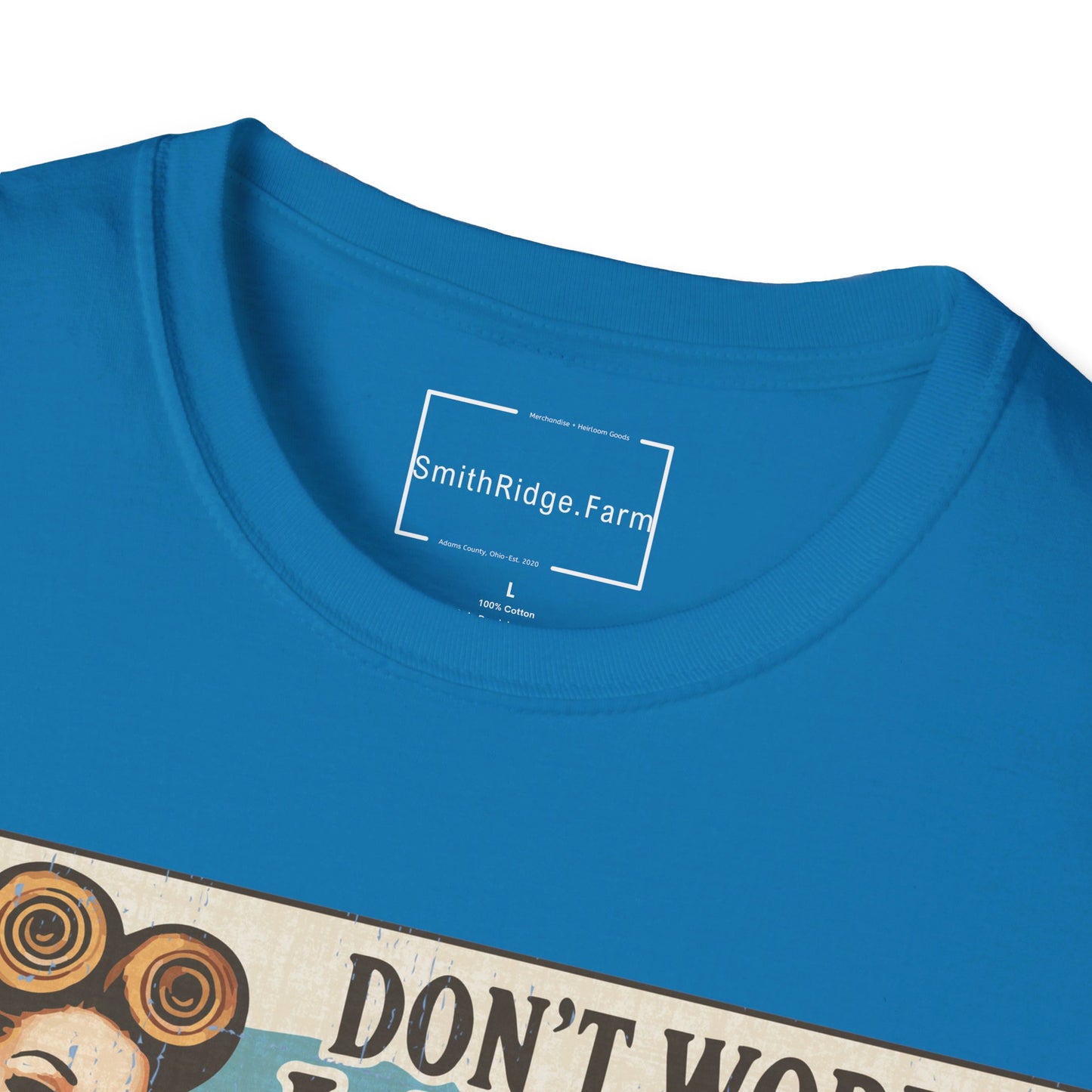 DON'T WORRY LAUNDRY, NOBODY'S DOING ME EITHER. Cotton, Short Sleeve, Crew Neck Tee.