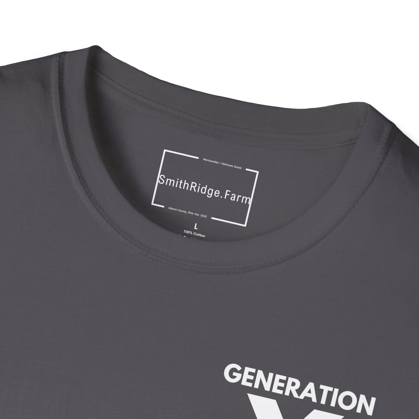 GEN X, THE FAFO CREW, Est 1972. Cotton, Short Sleeve, Crew Neck Tee in Dark Colors.