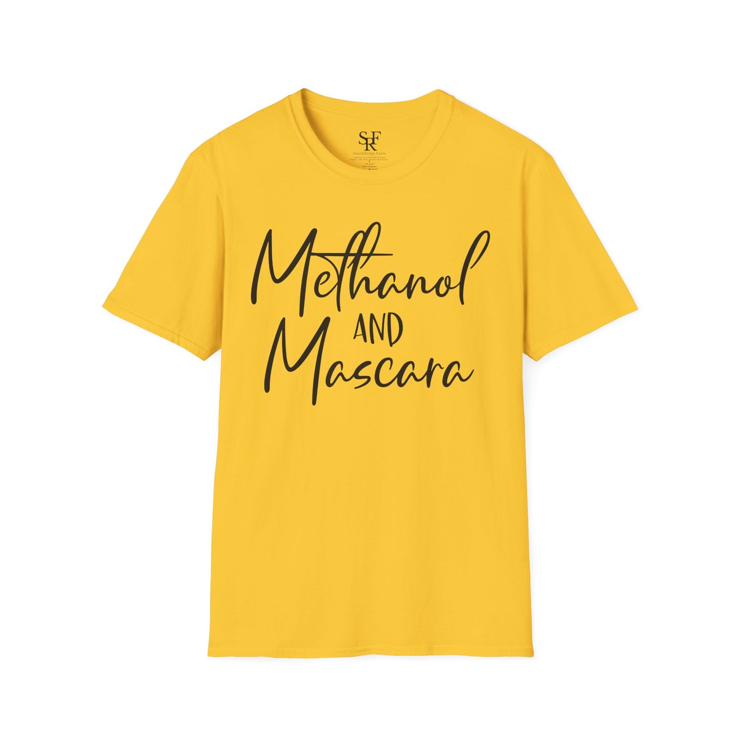 METHANOL AND MASCARA. Cotton, Short Sleeve, Crew Neck T-Shirt