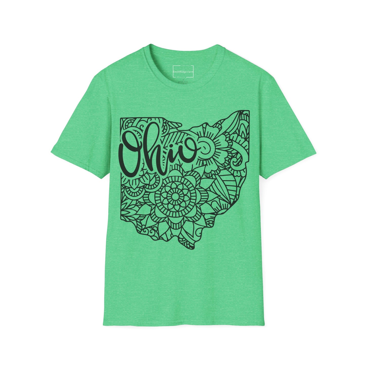 OHIO. Cotton, Short Sleeve, Crew Neck Tee.