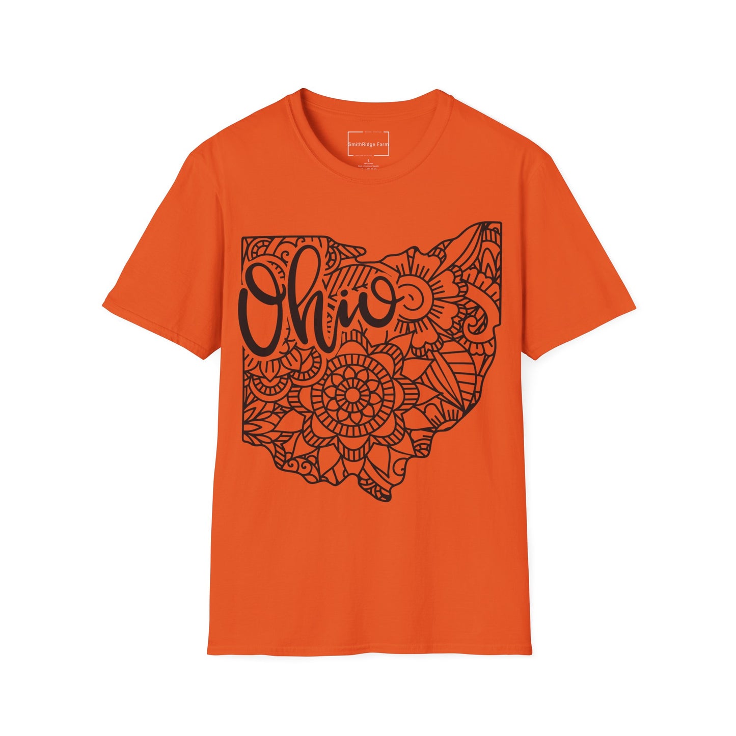 OHIO. Cotton, Short Sleeve, Crew Neck Tee.