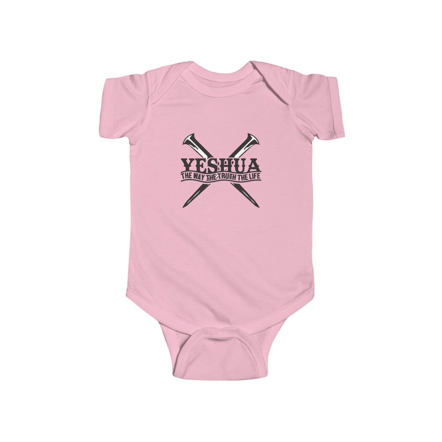 YESHUA THE WAY THE TRUTH THE LIFE. Infant Fine Jersey Bodysuit.