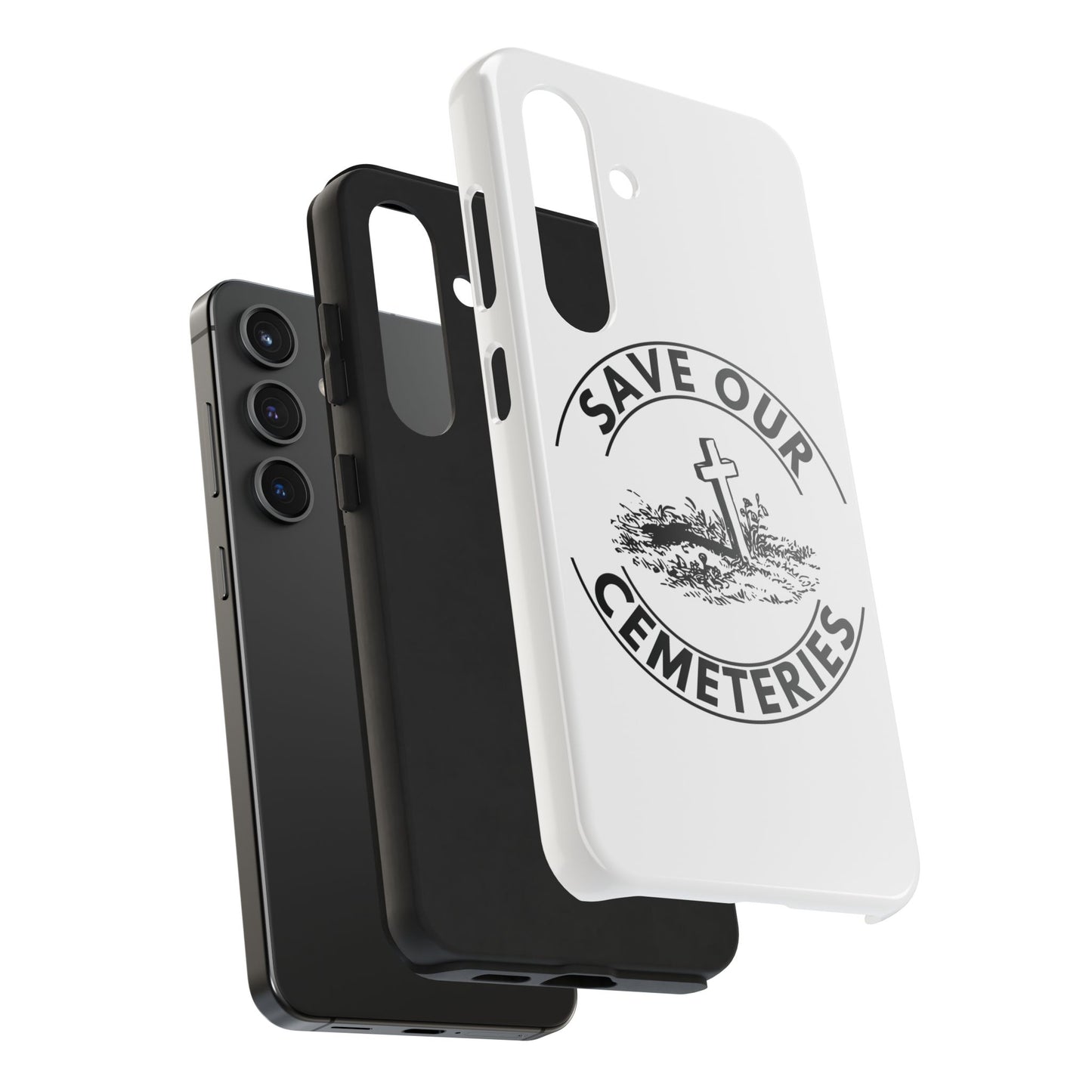 SAVE OUR CEMETERIES. Tough Phone Case.