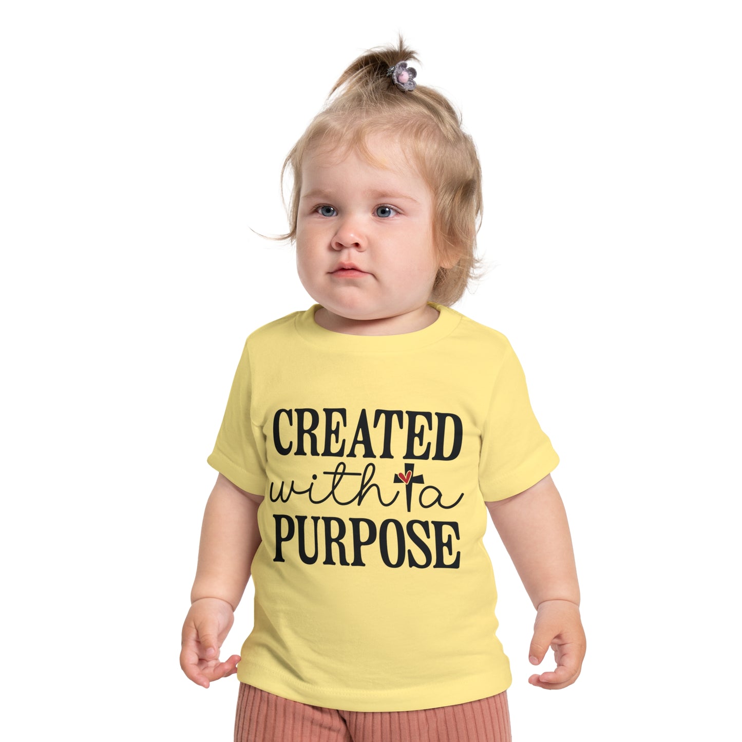 CREATED WITH A PURPOSE. Baby Short Sleeve T-Shirt