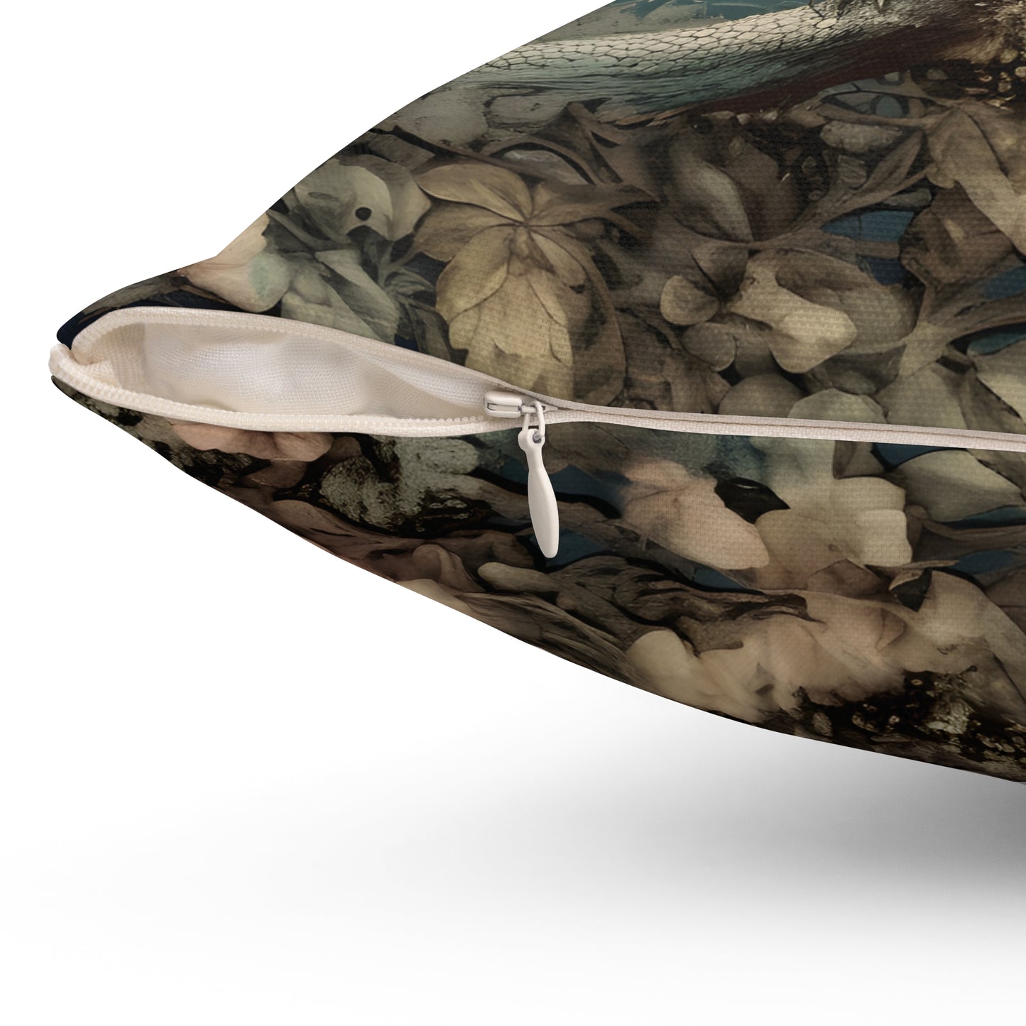 PROTECTIVE DRAGON, FULL MOON. MOON LOVER. DRAGON LOVER. Throw Pillow in Four Sizes.