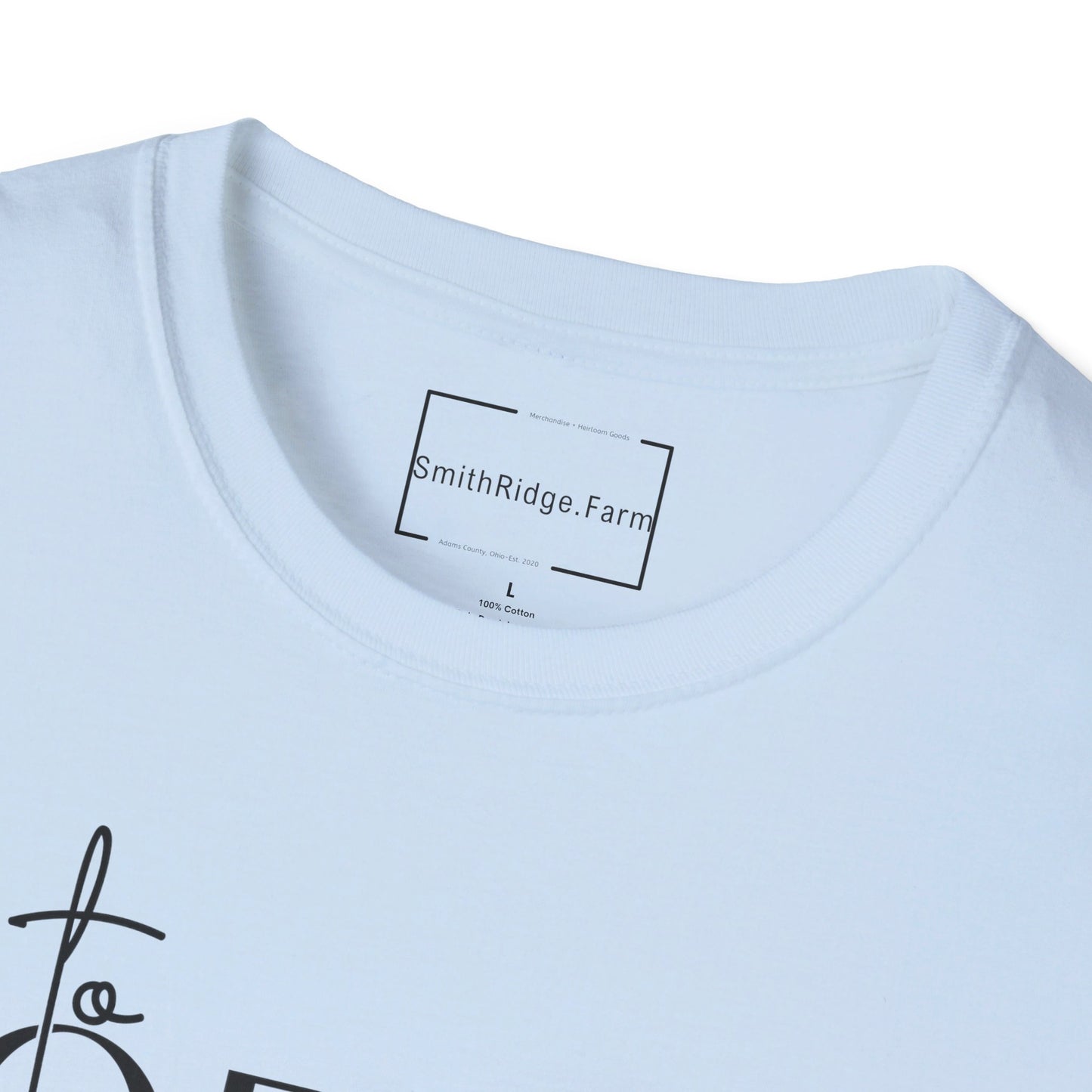 MADE TO WORSHIP PSALM 95:1. Cotton, Short Sleeve, Crew Neck Tee.