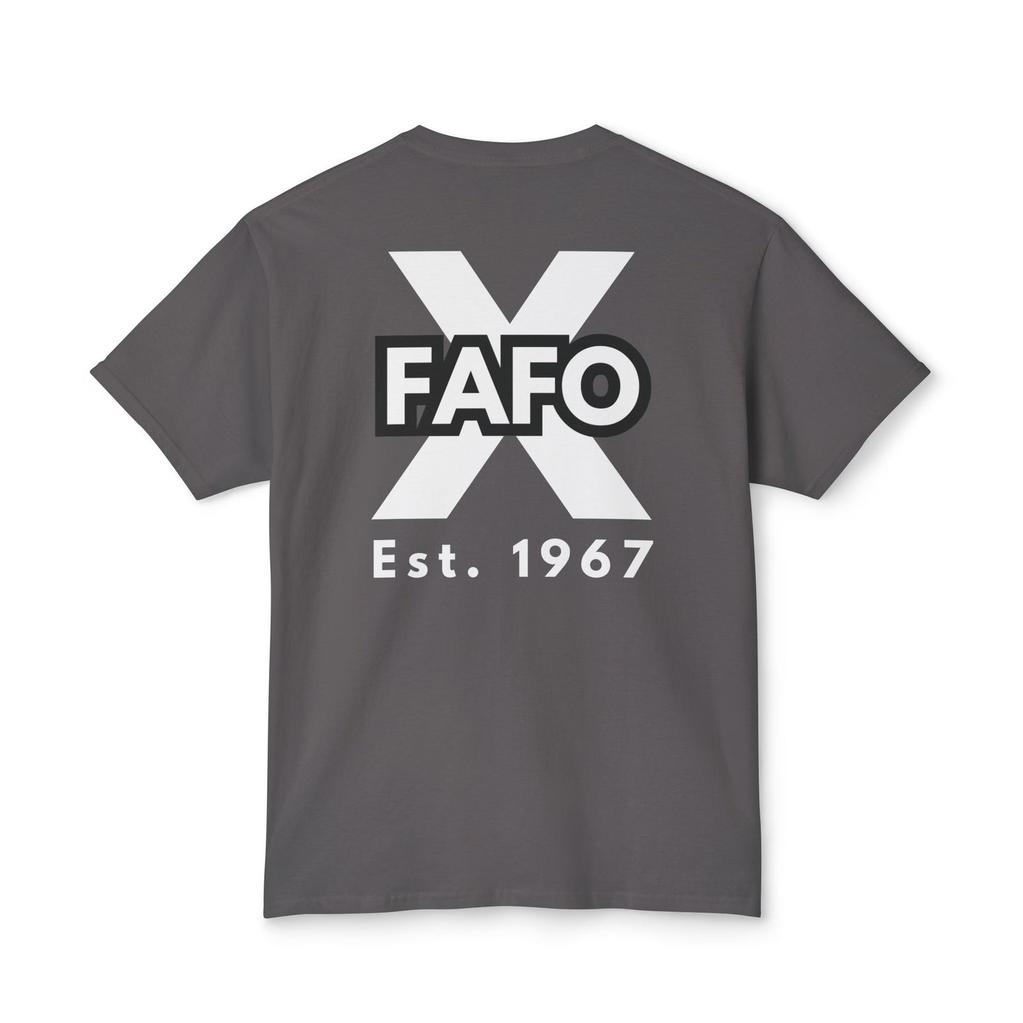GEN X, The FAFO Crew, Est 1967, Unisex HD Cotton™ T-shirt, White Lettering