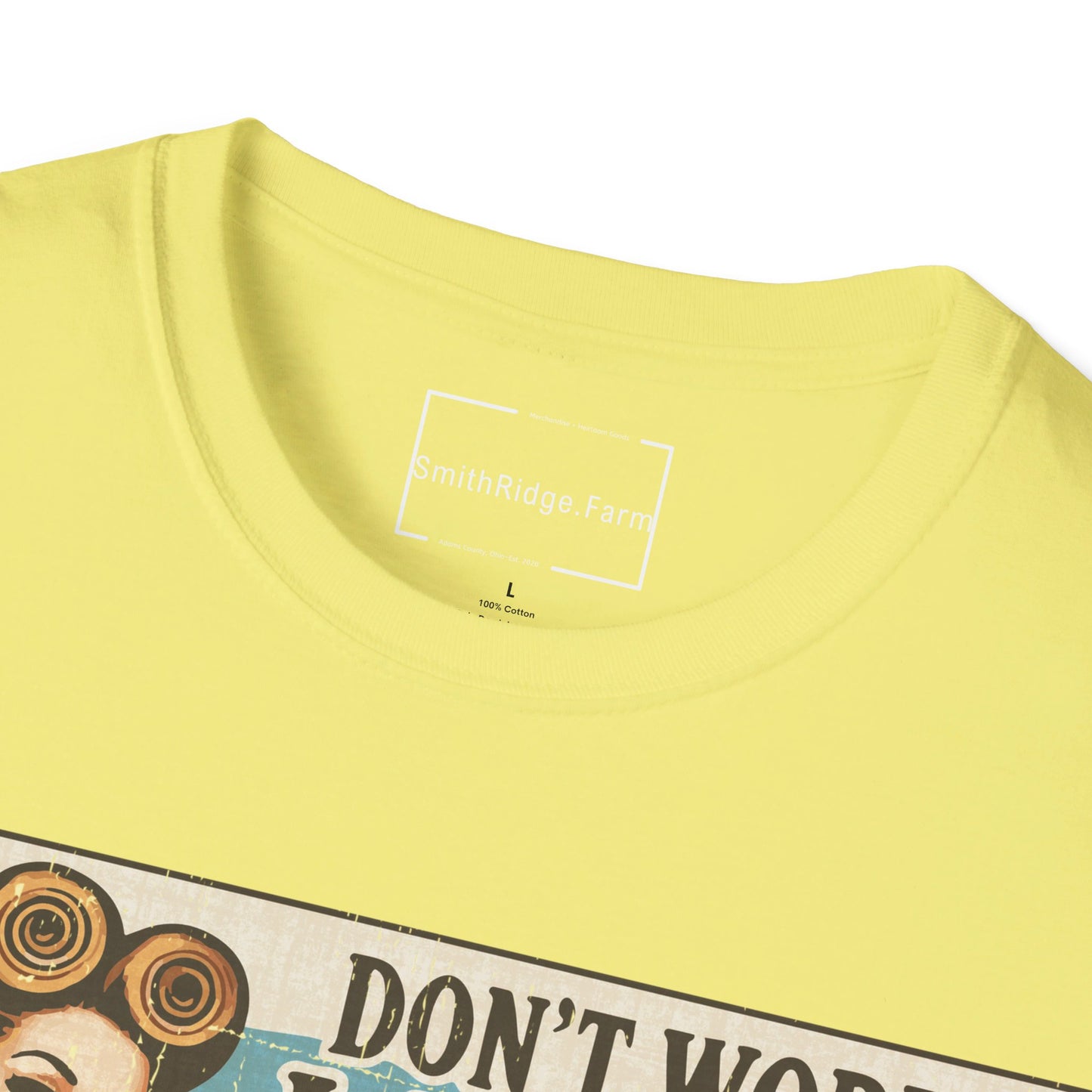 DON'T WORRY LAUNDRY, NOBODY'S DOING ME EITHER. Cotton, Short Sleeve, Crew Neck Tee.