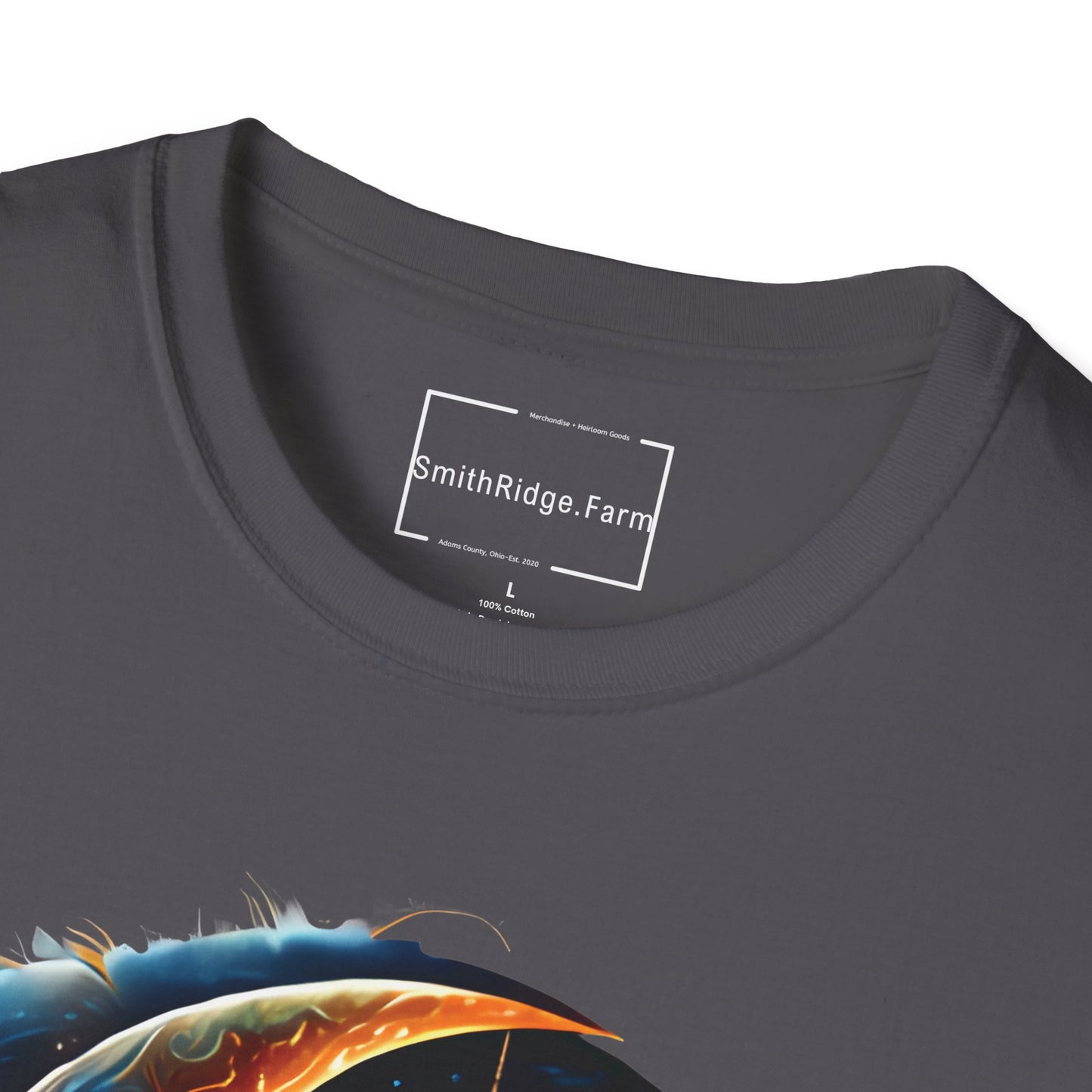 CELESTIAL, MYSTICAL MOON. Cotton, Short Sleeve, Crew Neck Tee