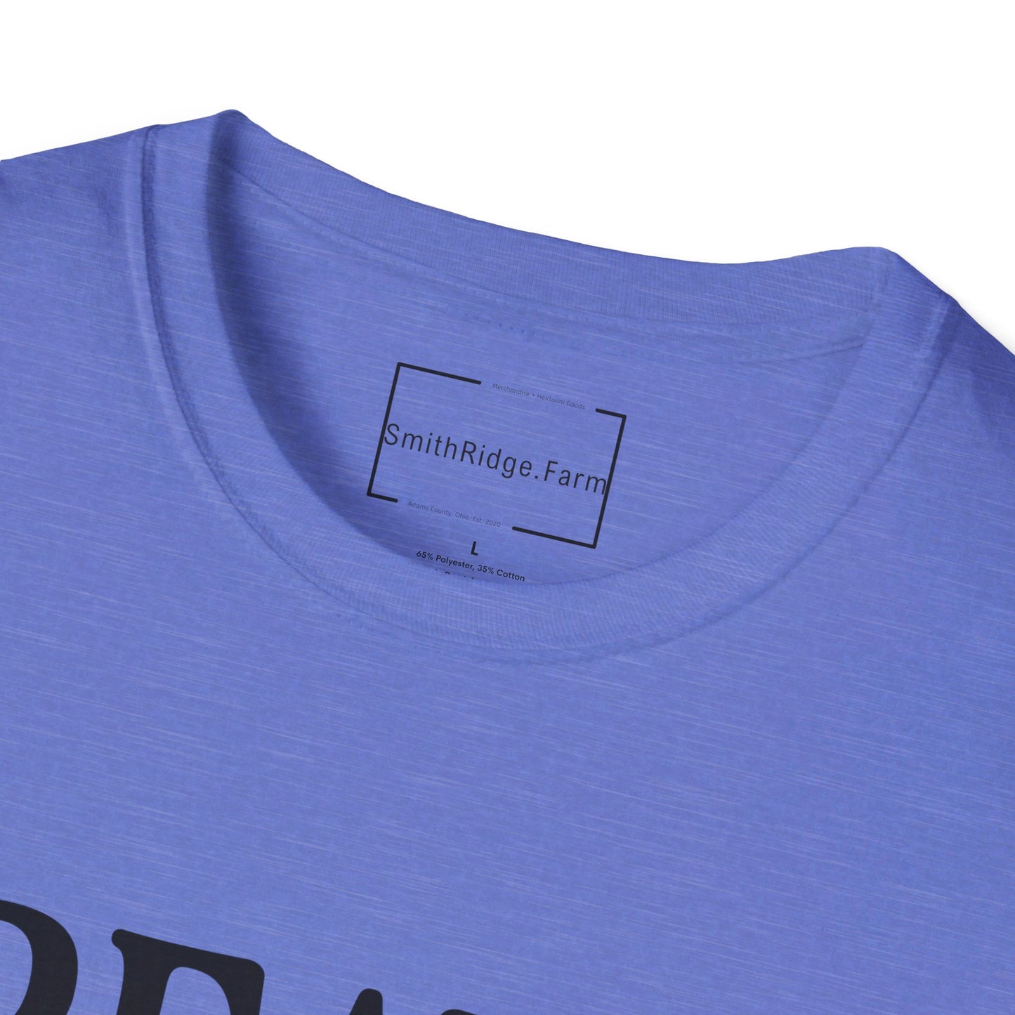 CREATED WITH A PURPOSE. Cotton, Short Sleeve, Crew Neck Tee.