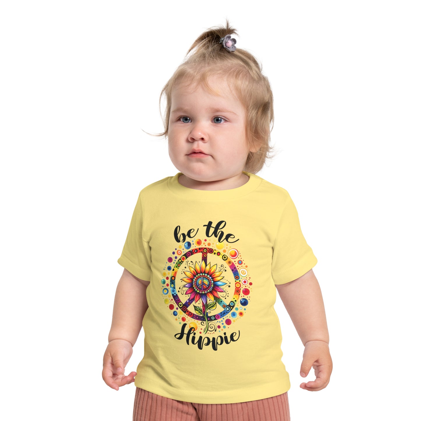 BE THE HIPPIE. Baby Short Sleeve T-Shirt