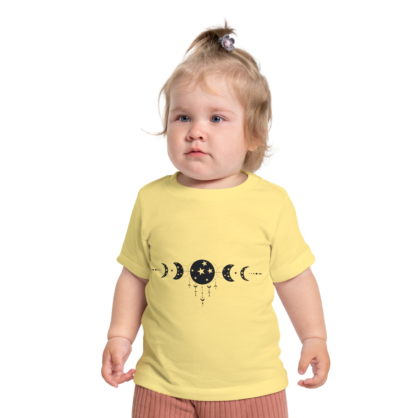 MYSTIC MOON, CELESTIAL MOON PHASE. Baby Short Sleeve T-Shirt