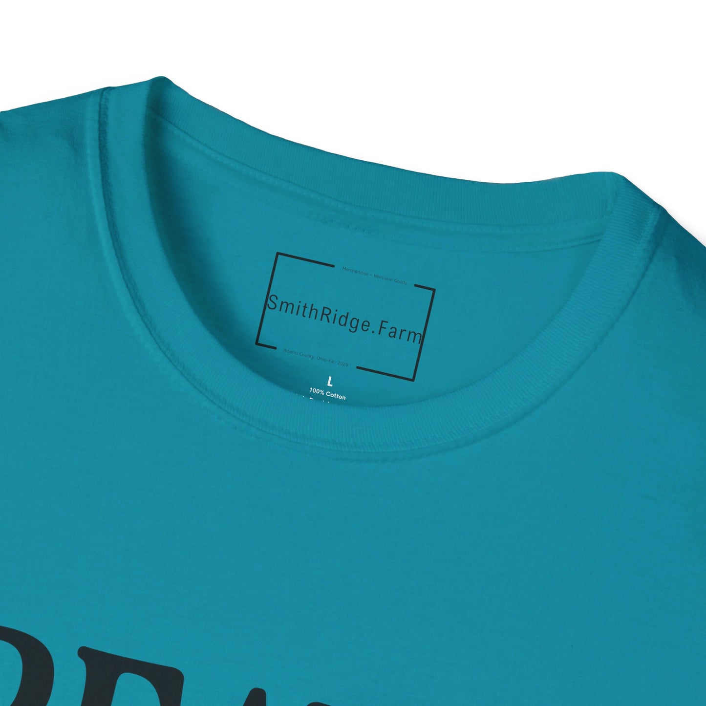 CREATED WITH A PURPOSE. Cotton, Short Sleeve, Crew Neck Tee.