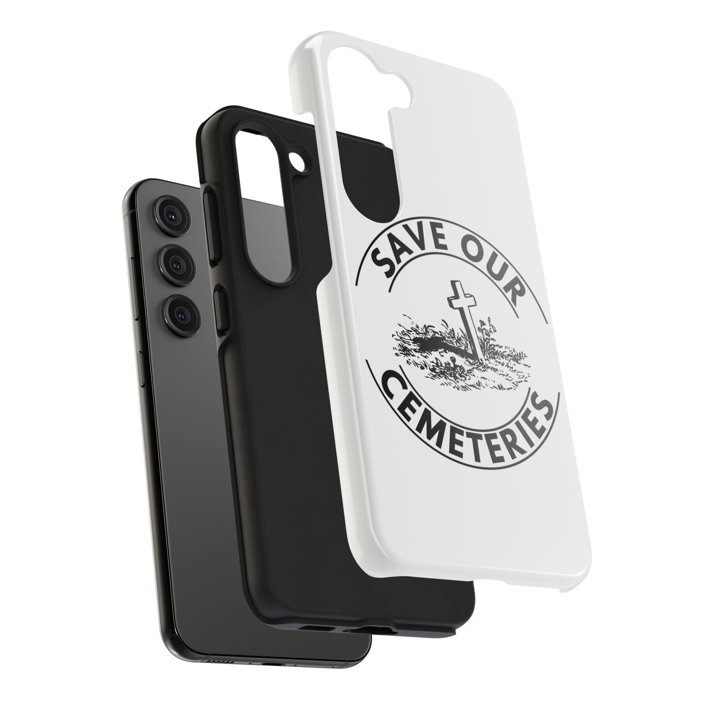 SAVE OUR CEMETERIES. Tough Phone Case.