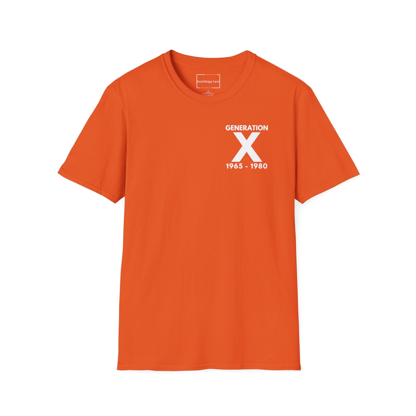 GEN X, THE FAFO CREW, Est 1975. Cotton, Short Sleeve, Crew Neck Tee in Dark Colors.