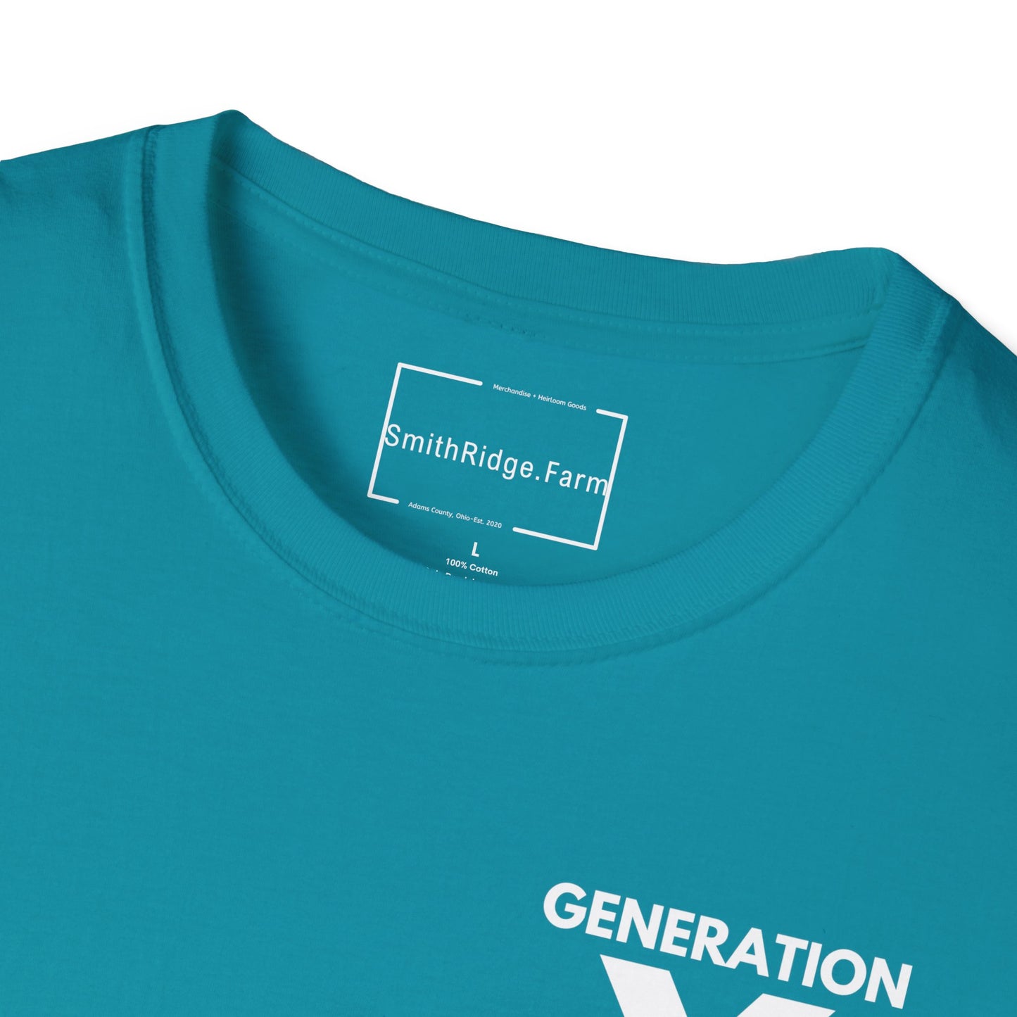 GEN X, THE FAFO CREW, Est 1975. Cotton, Short Sleeve, Crew Neck Tee in Dark Colors.