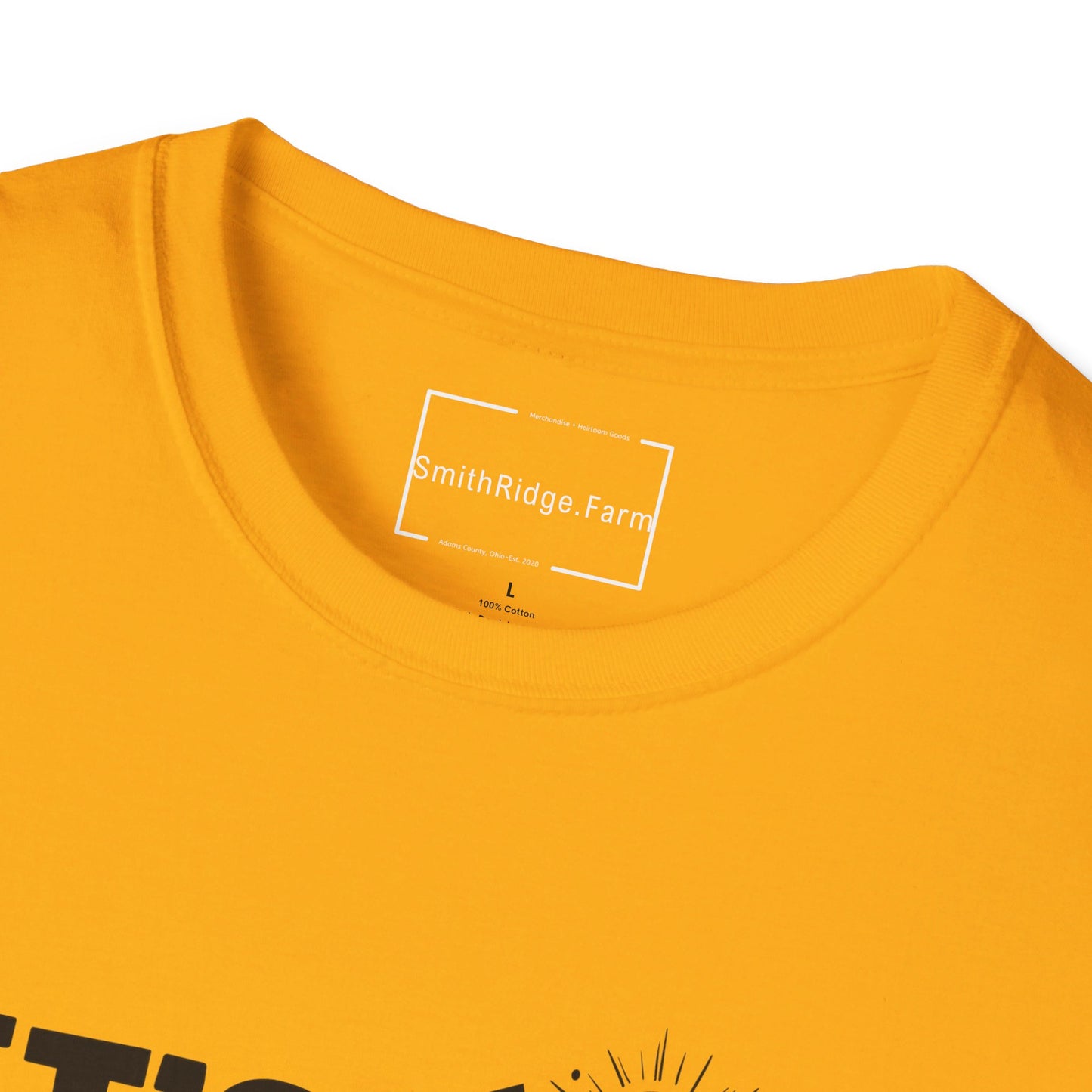 LET'S WANDER. HIKING HUMOR. Cotton, Short Sleeve, Crew Neck Tee.