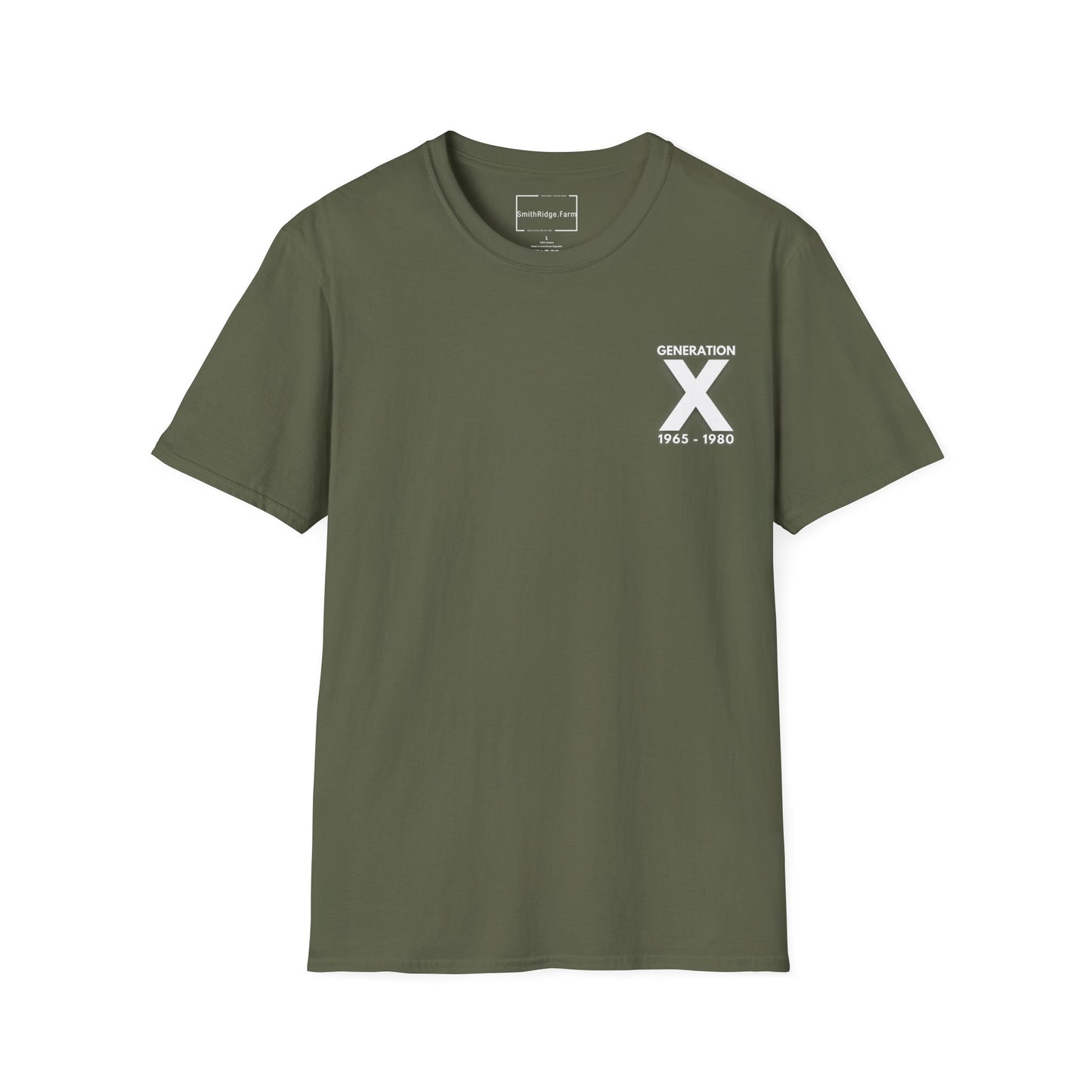 GEN X, THE FAFO CREW, Est 1974. Cotton, Short Sleeve, Crew Neck Tee in Dark Colors.