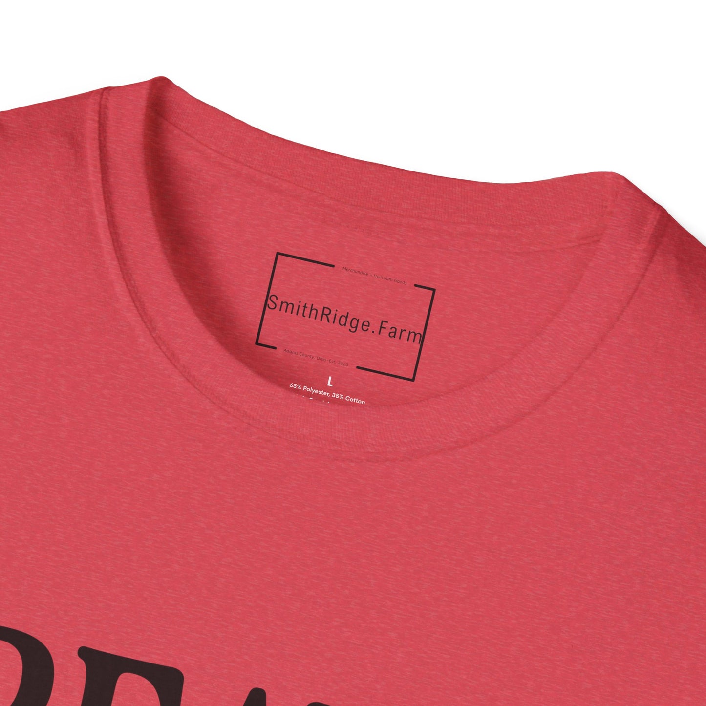 CREATED WITH A PURPOSE. Cotton, Short Sleeve, Crew Neck Tee.