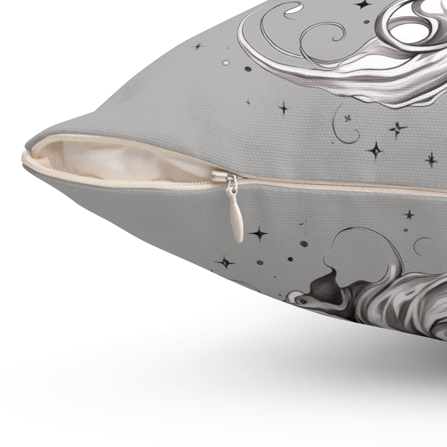 MOON AND STAR LOVER. Throw Pillow in Four Sizes.