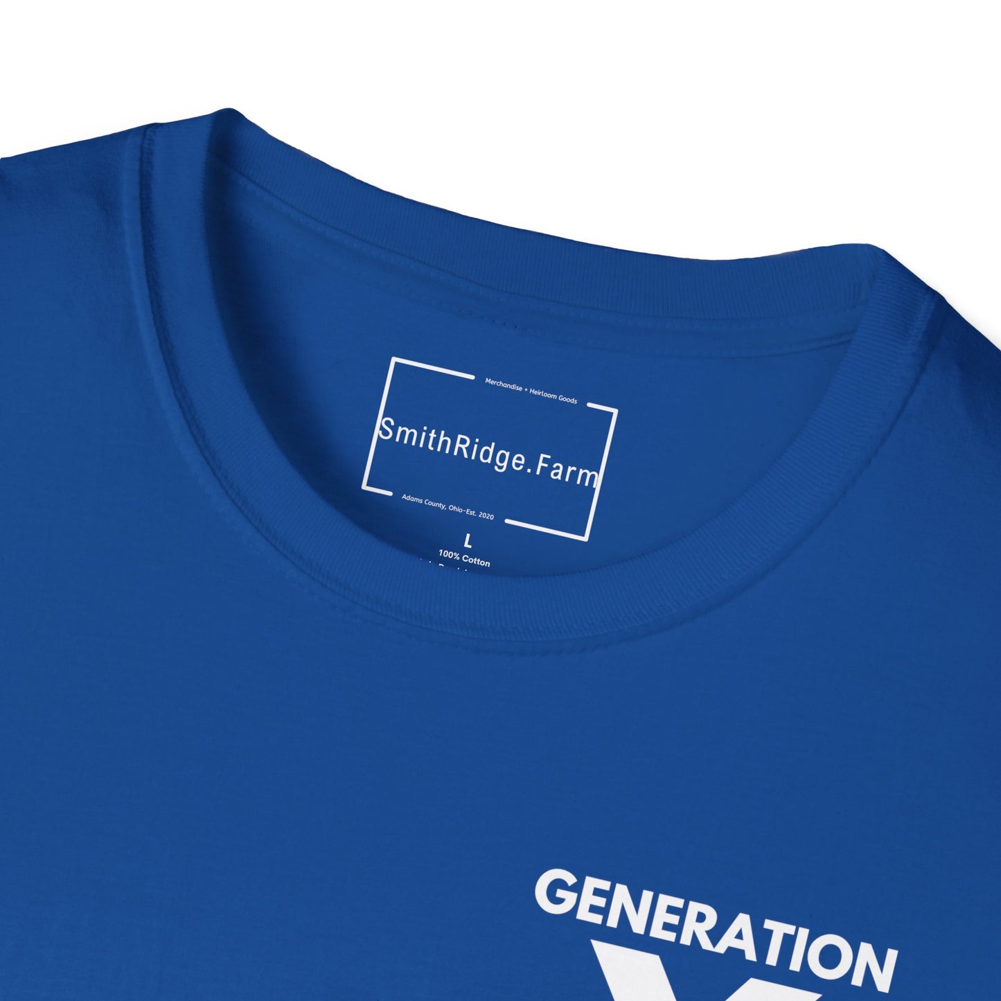 GEN X, THE FAFO CREW, Est 1971. Cotton, Short Sleeve, Crew Neck Tee in Dark Colors.