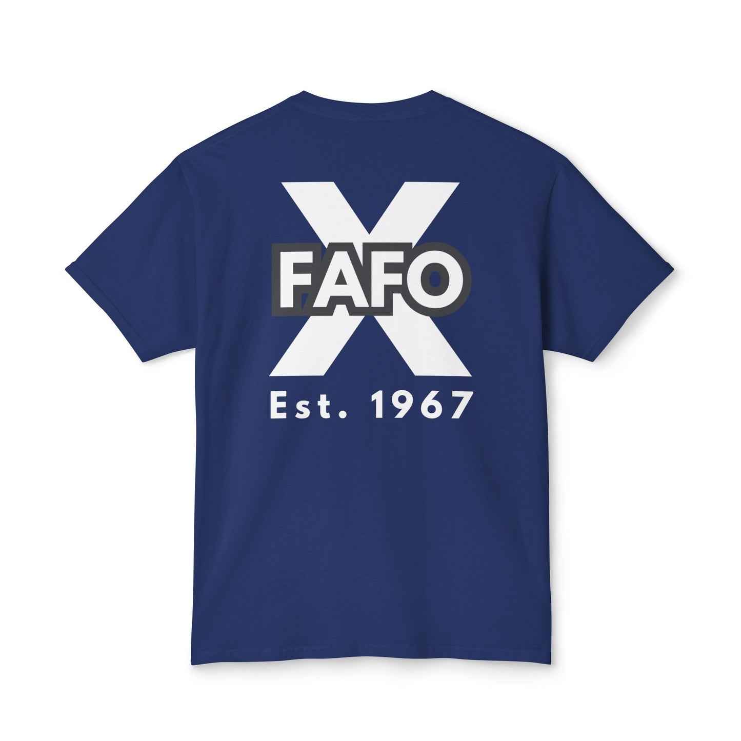 GEN X, The FAFO Crew, Est 1967, Unisex HD Cotton™ T-shirt, White Lettering