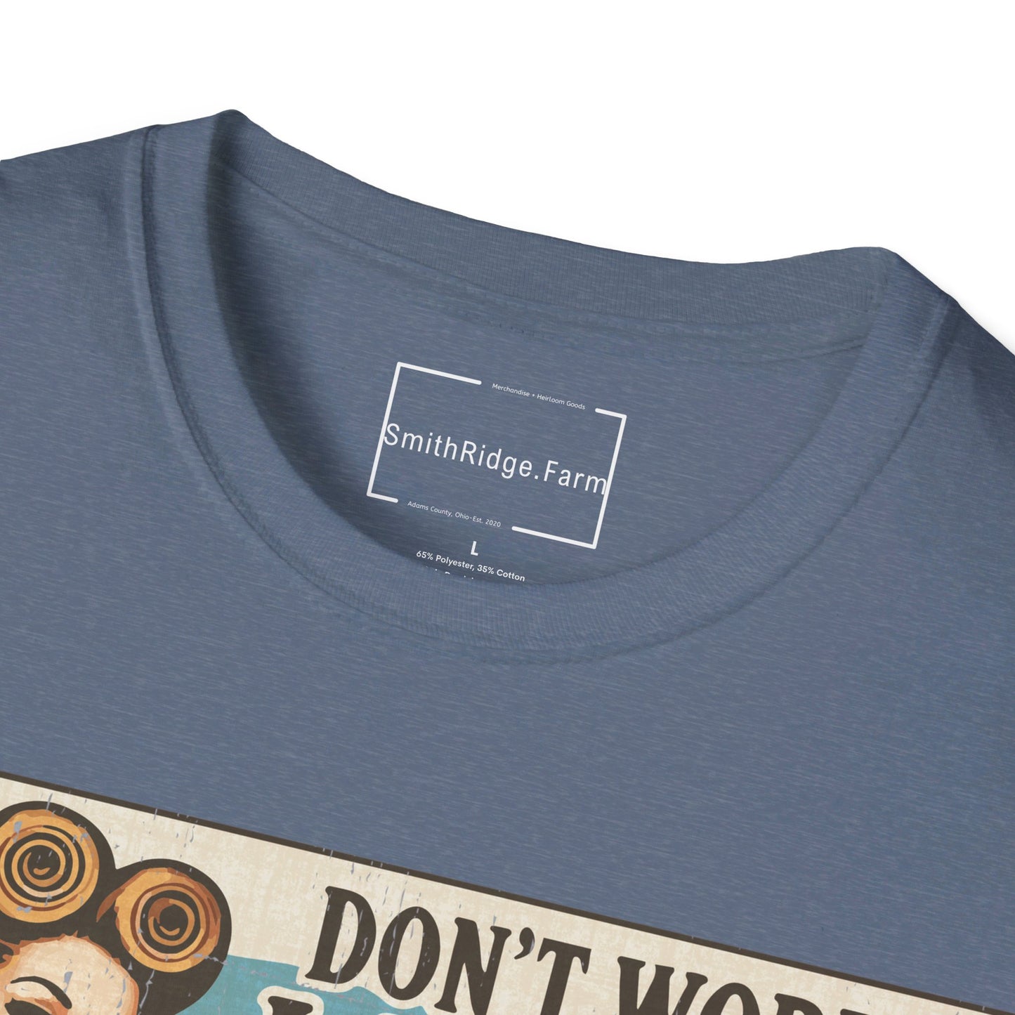 DON'T WORRY LAUNDRY, NOBODY'S DOING ME EITHER. Cotton, Short Sleeve, Crew Neck Tee.