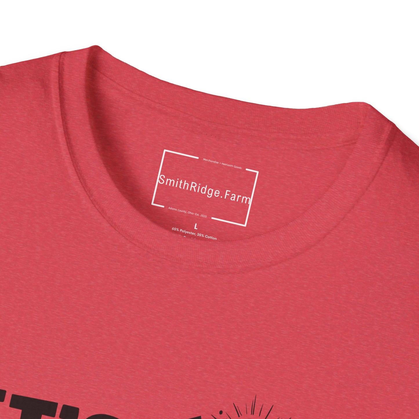 LET'S WANDER. HIKING HUMOR. Cotton, Short Sleeve, Crew Neck Tee.