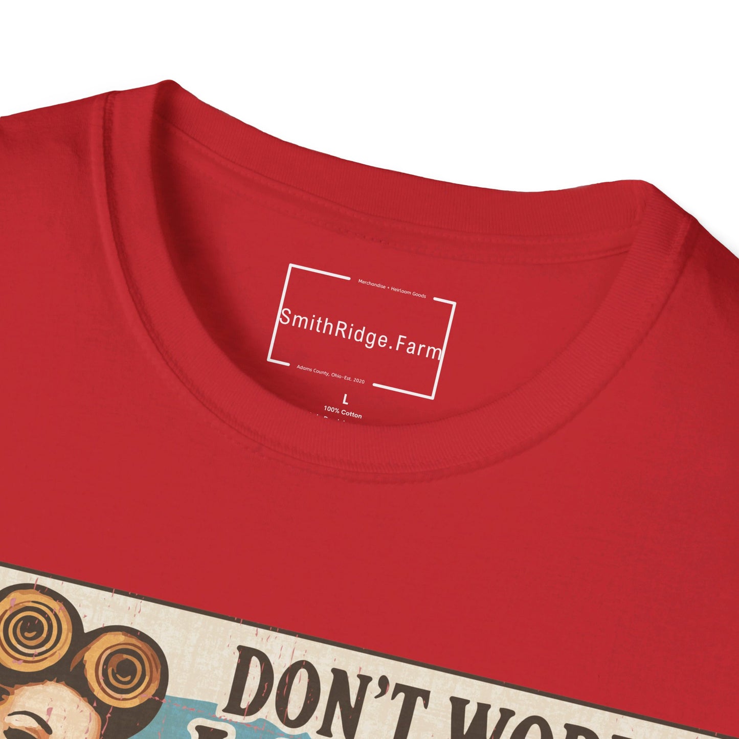 DON'T WORRY LAUNDRY, NOBODY'S DOING ME EITHER. Cotton, Short Sleeve, Crew Neck Tee.