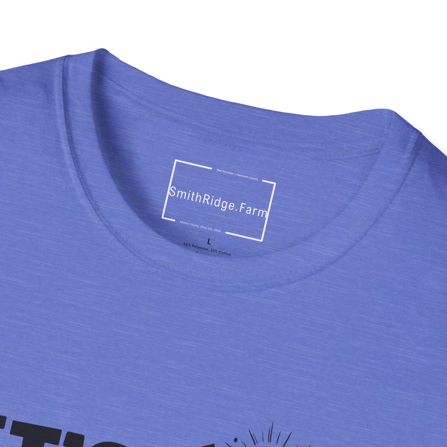 LET'S WANDER. HIKING HUMOR. Cotton, Short Sleeve, Crew Neck Tee.