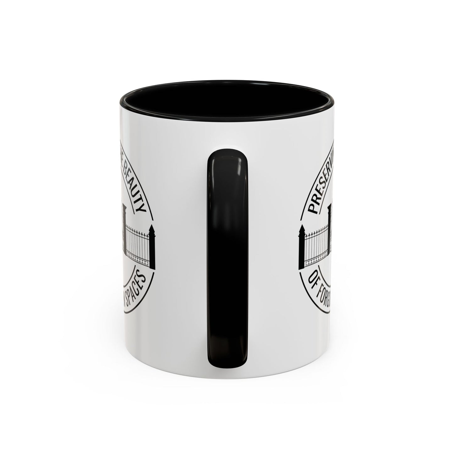PRESERVING THE BEAUTY OF FORGOTTEN SPACES. CEMETERY SEXTON. 11oz Coffee, Tea, or Hot Chocolate Mug.