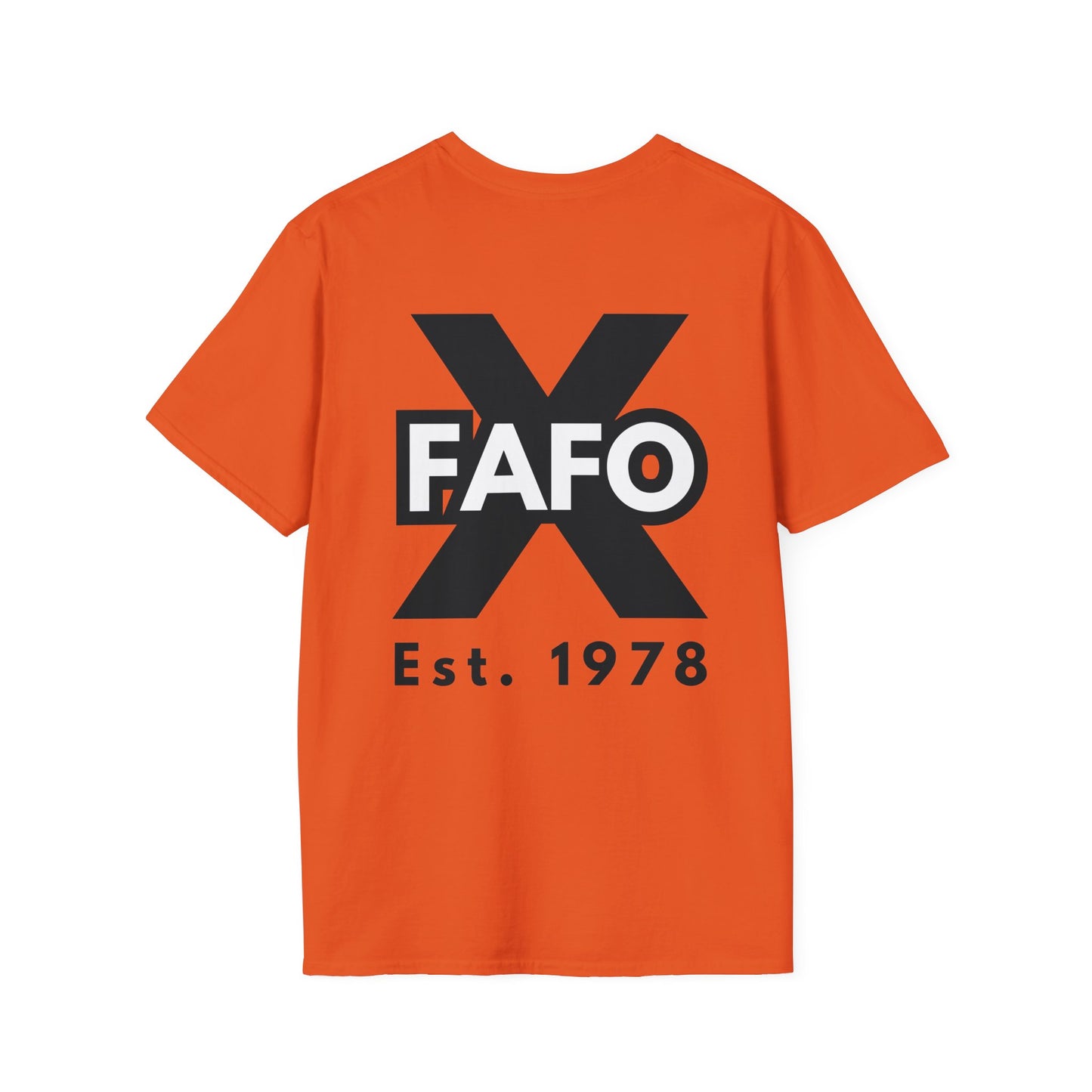 GEN X, THE FAFO CREW, Est 1978. Cotton, Short Sleeve, Crew Neck Tee in Light Colors.