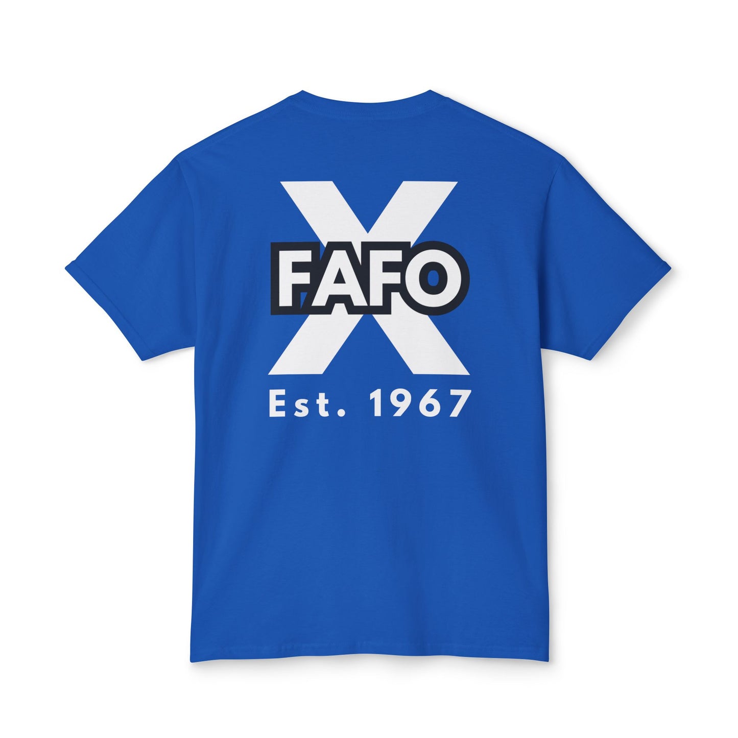 GEN X, The FAFO Crew, Est 1967, Unisex HD Cotton™ T-shirt, White Lettering
