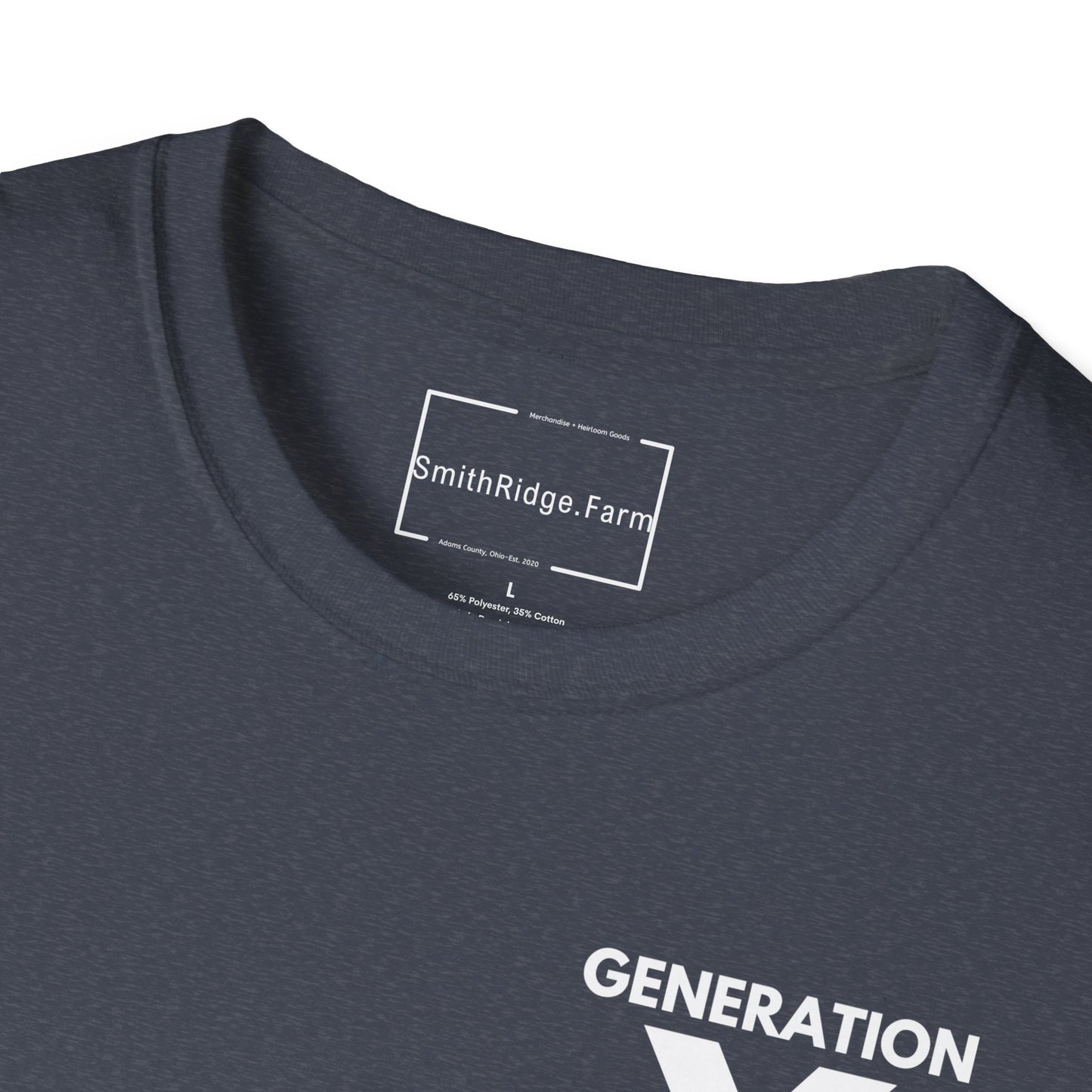 GEN X, THE FAFO CREW, Est 1968. Cotton, Short Sleeve, Crew Neck Tee in Dark Colors.