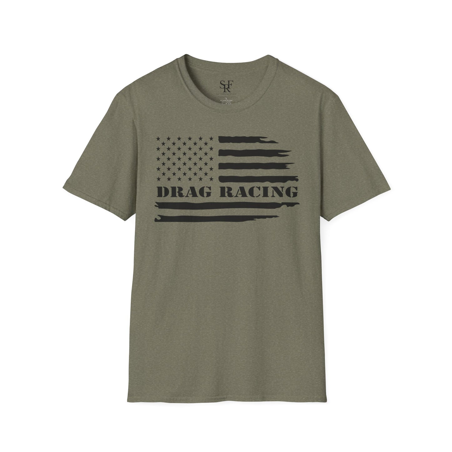 FOR THE LOVE OF DRAG RACING. Cotton, Short Sleeve, Crew Neck T-Shirt