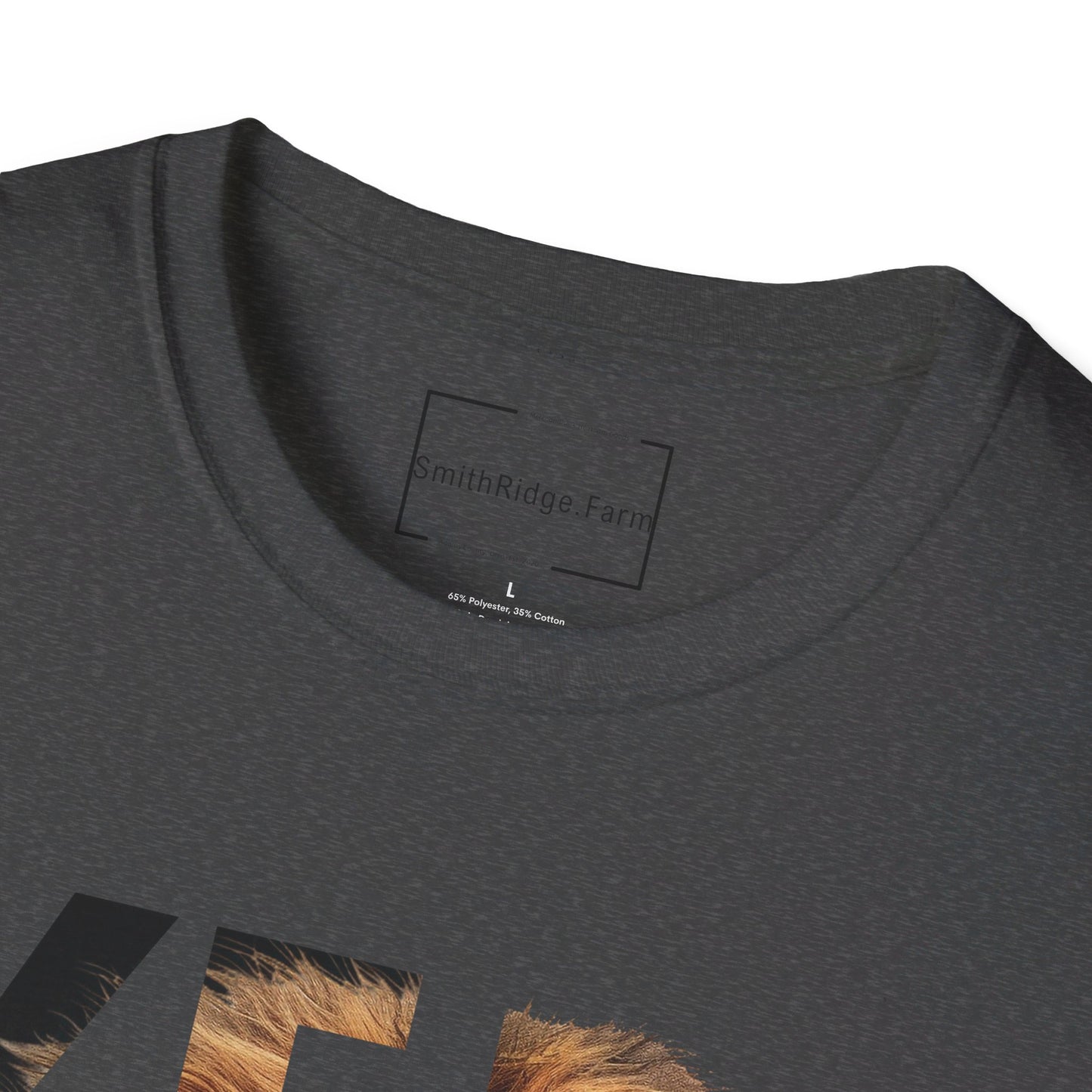 YESHUA, LION OF JUDAH. Cotton, Short Sleeve, Crew Neck Tee.