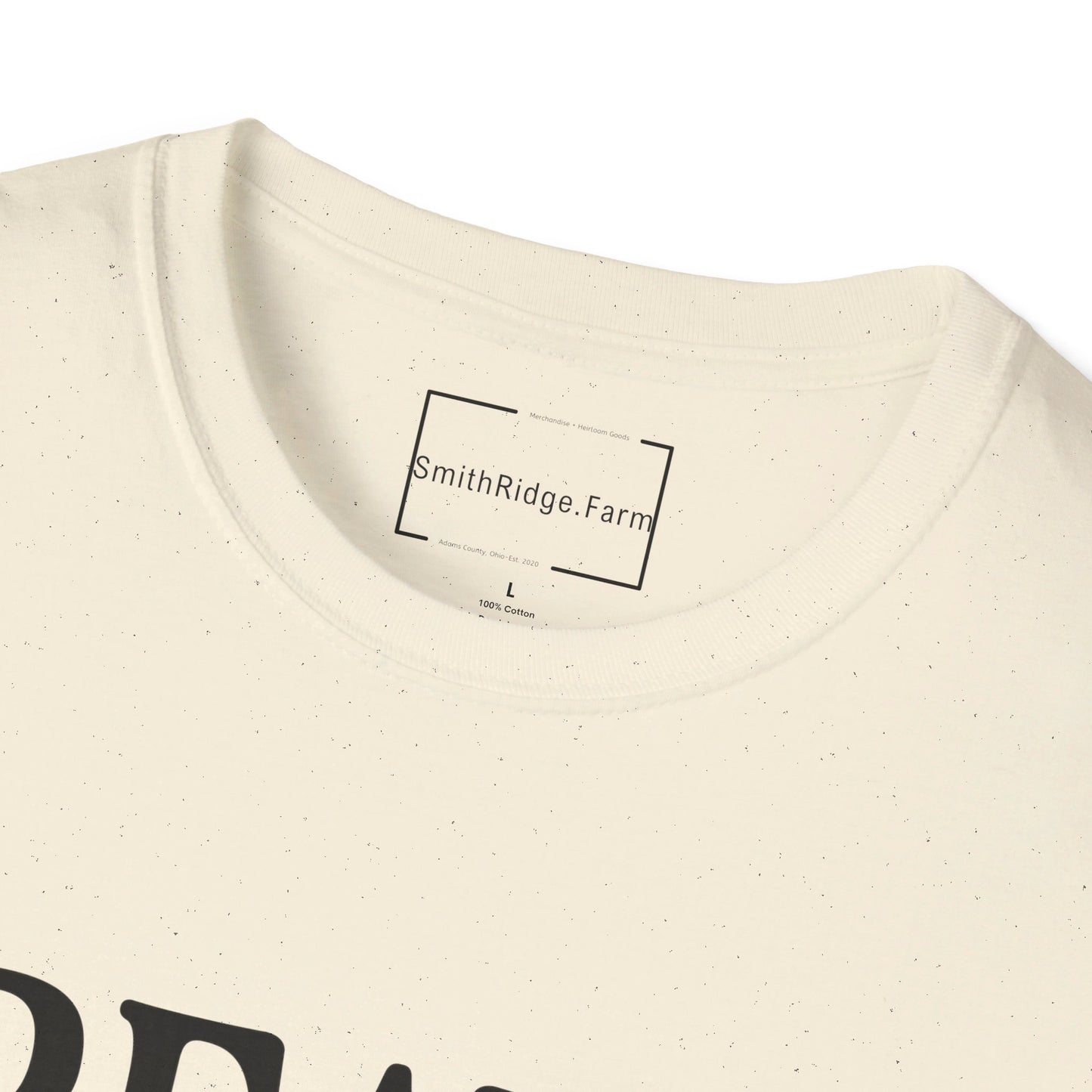CREATED WITH A PURPOSE. Cotton, Short Sleeve, Crew Neck Tee.