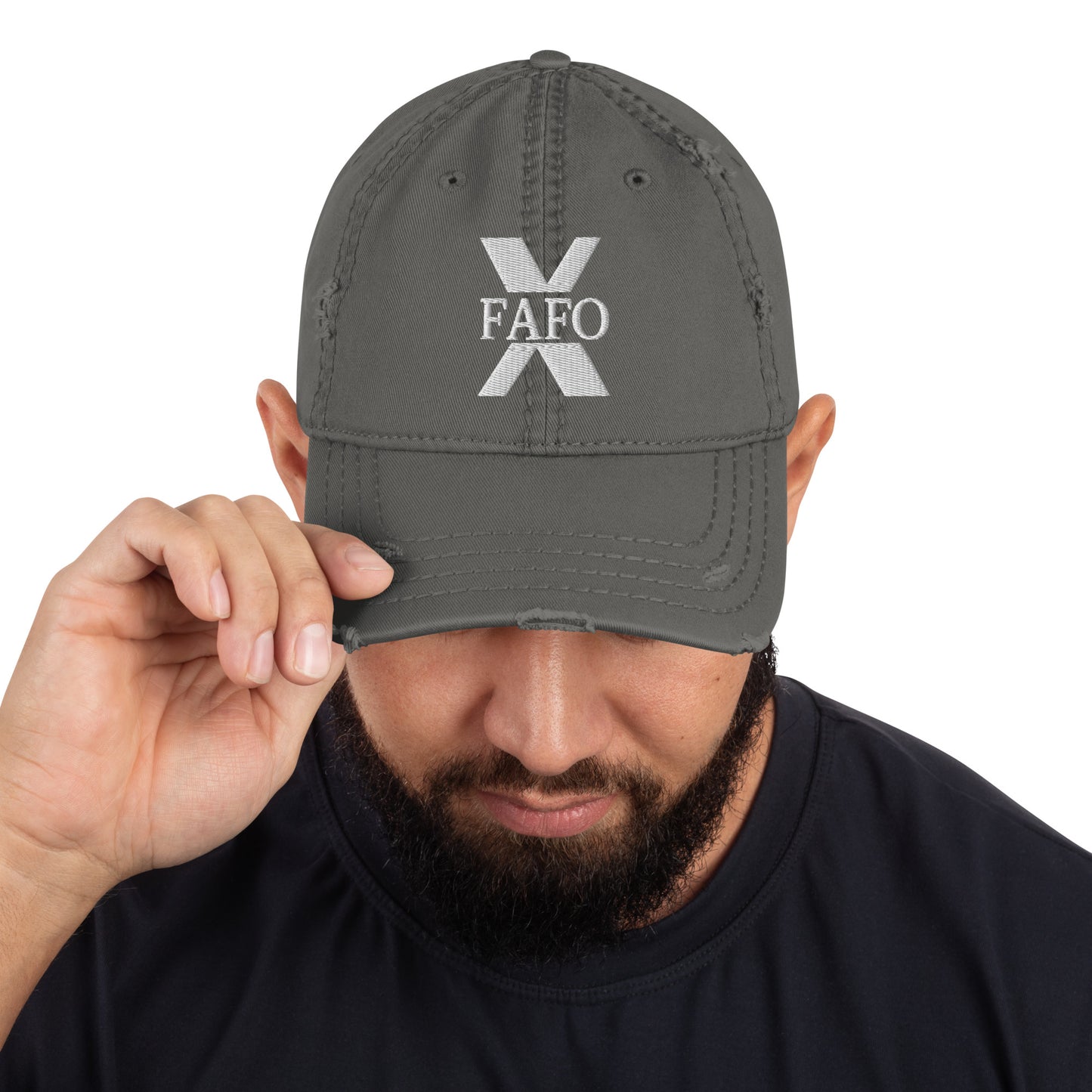 GENERATION X FAFO Embroidered, Adjustable, Distressed Dad Hat