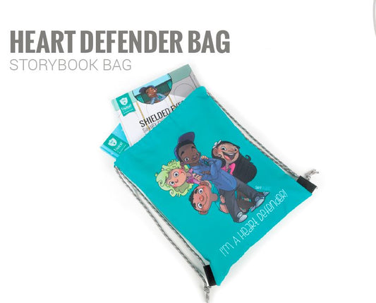 Heart Defender Bag, Storybook Bag, SafeHearts Children's Books by Damsel in Defense available for purchase on SherriFowler.com