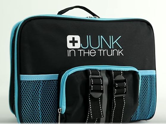 Junk In The Trunk Auto Emergency Kit by Damsel in Defense, #LiveSafeOhio, self-defense and educational products for adults and children. Together we can change our statistics and Live Safe Ohio.