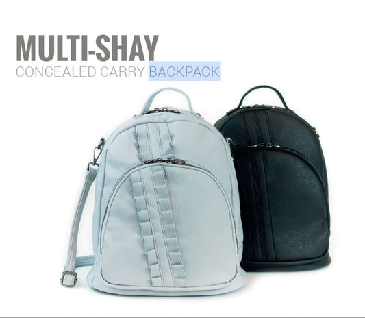 Multi-Shay Concealed Carry Backpack can be purchased at SherriFowler.com