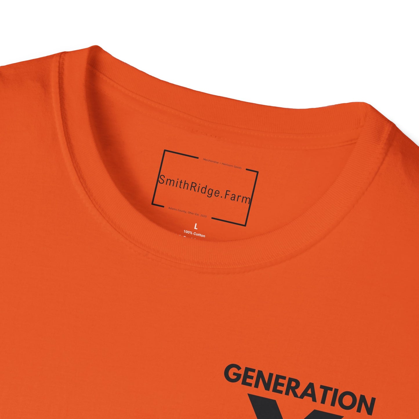 GEN X, THE FAFO CREW, Est. 1965. Cotton, Short Sleeve, Crew Neck Tee in Light Colors.