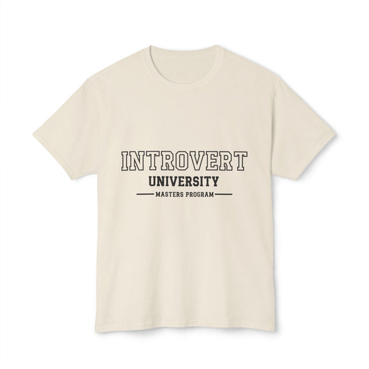 Introvert University, Masters Program, Unisex HD Cotton™ T-shirt